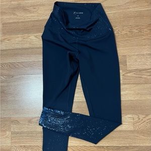 Zobha Metallic leggings